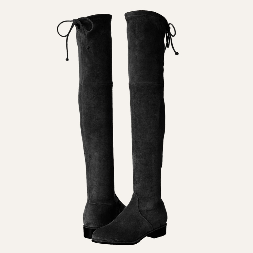 Kaitlyn Pan Suede Over The Knee Boots